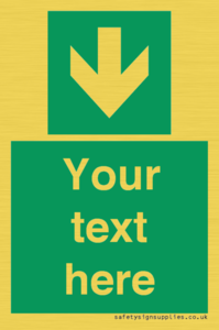 Custom Safe Condition Down arrow